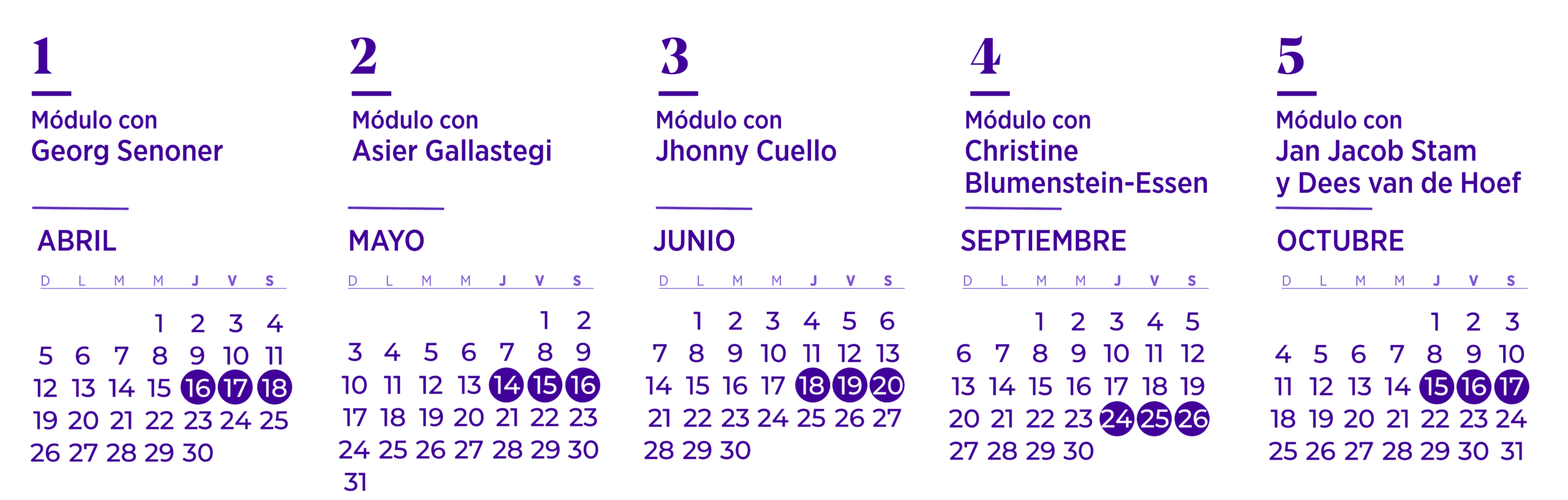 Calendario Liderazgo Sistemico 3