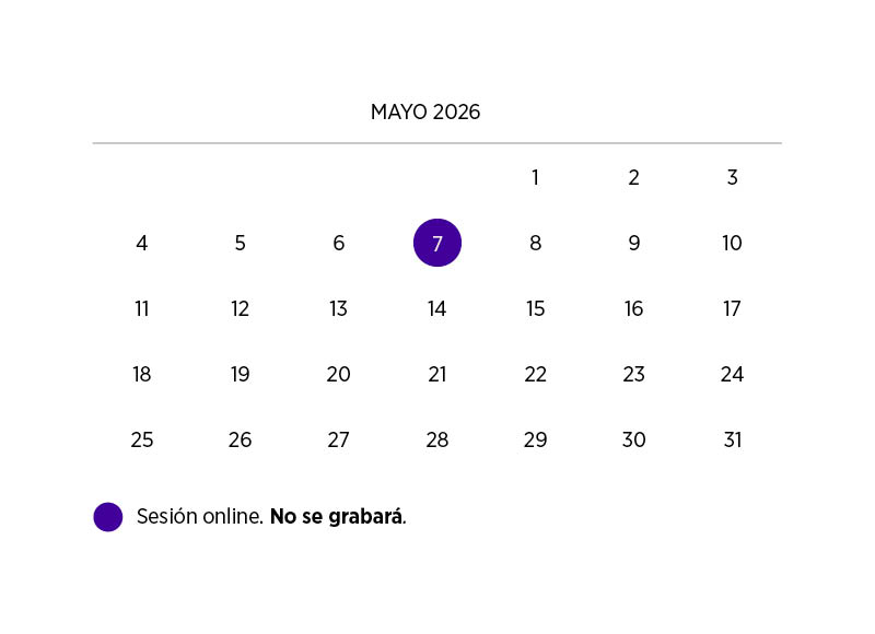 Calendario_Presentación_libro_Julie_Diamond_MAY_2026