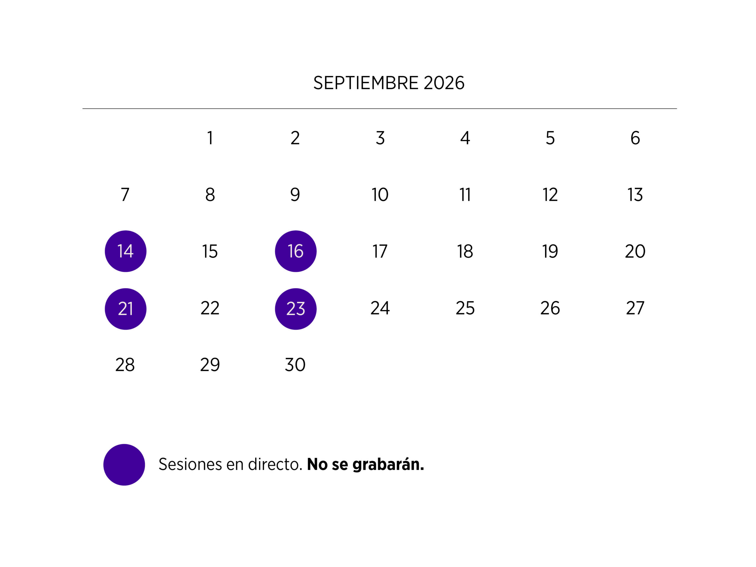 calendario-sept2026-BRIDGE Calendario certificación Bridge