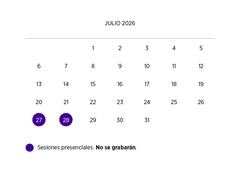 Calendario encuentro sistémico Anton de Kroon Galicia